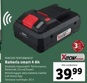 Lidl Batteria smart 4 Ah offerta