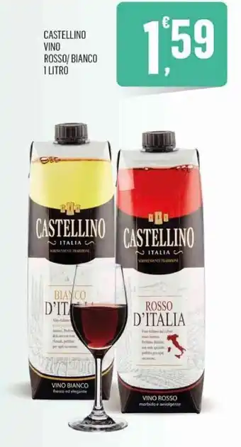 CASTELLINO VINO ROSSO/BIANCO 1 LITRO