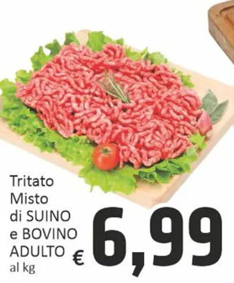 Paghi Poco Tritato Misto di SUINO e BOVINO ADULTO al kg offerta