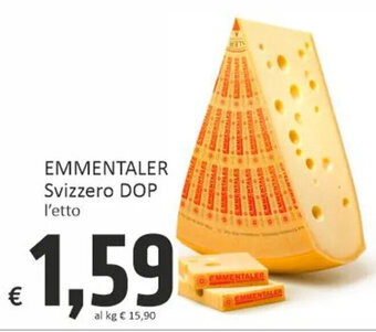 Paghi Poco EMMENTALER Svizzero DOP offerta
