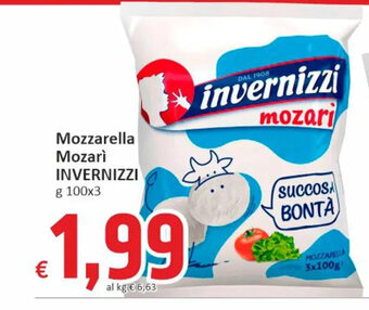 Mozzarella Mozari INVERNIZZI g 100x3