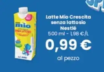 Interspar Latte Mio Crescita senza lattosio Nestlé 500 ml offerta