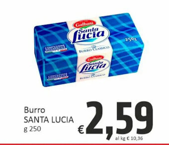 Burro SANTA LUCIA g250