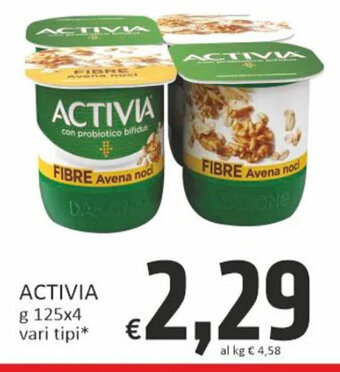 Paghi Poco ACTIVIA g 125x4 vari tipi* offerta