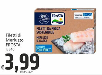 Filetti di Merluzzo FROSTA g 340