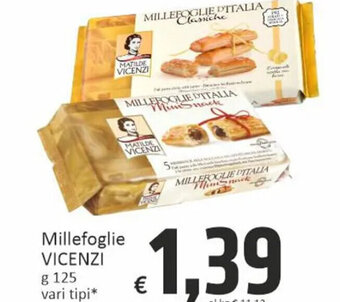Paghi Poco Millefoglie VICENZI g 125 vari tipi* offerta