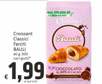 Croissant Classici Farciti BAULI x6 g 300 vari gusti*