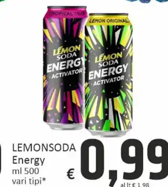 LEMON SODA ENERGY ml500