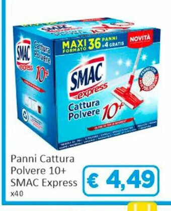Panni Cattura Polvere 10+ SMAC Express x40