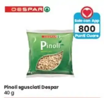 Interspar Pinoli sgusciati Despar 40 g offerta