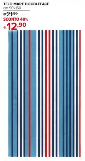 Iperal TELO MARE DOUBLEFACE cm 90x160 offerta
