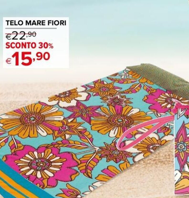 Iperal TELO MARE FIORI offerta