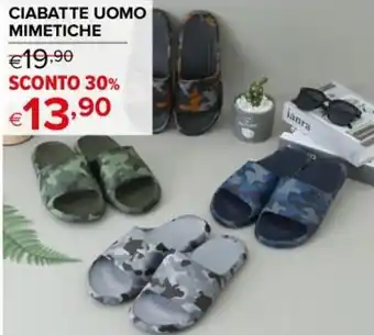 Iperal CIABATTE UOMO MIMETICHE offerta