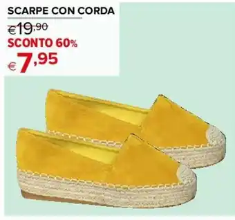 SCARPE CON CORDA