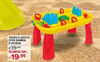 Iperal TAVOLO GIOCO CON SABBIA E ACQUA offerta