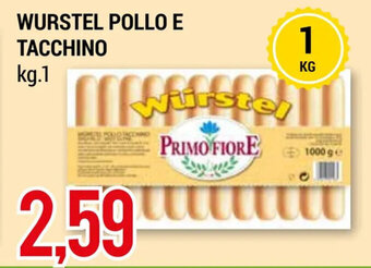 WURSTEL POLLO E TACCHINO kg. 1