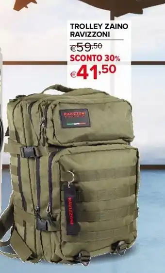 Iperal TROLLEY ZAINO RAVIZZONI offerta