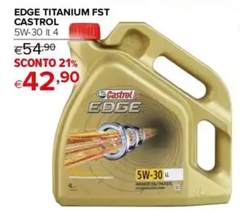 EDGE TITANIUM FST CASTROL 5W-30 lt 4