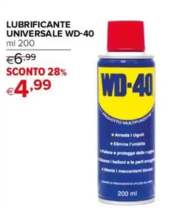 LUBRIFICANTE UNIVERSALE WD-40 ml 200