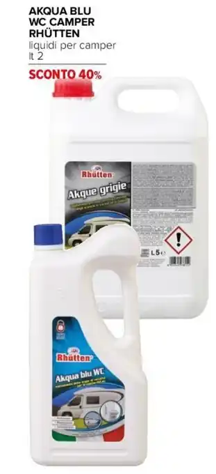 AKQUA BLU WC CAMPER RHÜTTEN lt 2