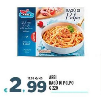 Deco Supermercati ARBI RAGÙ DI POLPO G 220 offerta