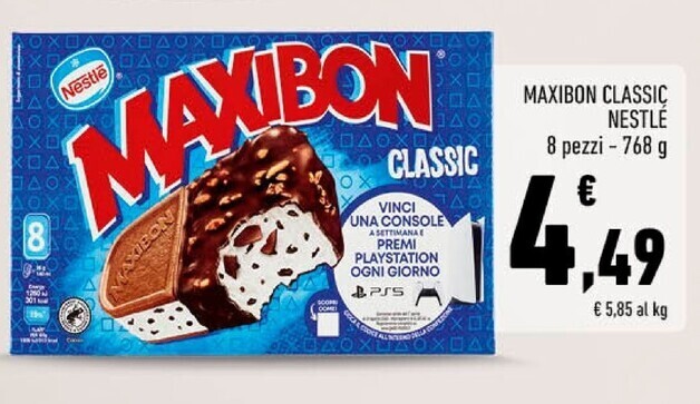 Conad City Nestlè maxibon classic offerta