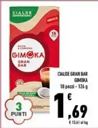Conad City Gimoka cialde gran bar offerta