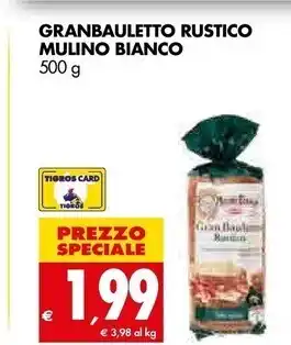 Tigros Mulino bianco granbauletto rustico offerta
