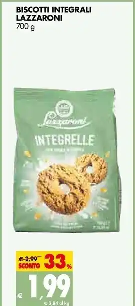 Lazzaroni biscotti integrali