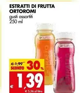 Tigros Ortoromi estratti di frutta offerta