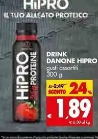Tigros Hipro drink danone offerta