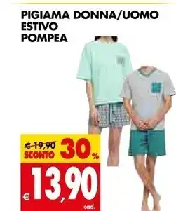 Tigros Pompea pigiama donna offerta