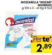 Pam Invernizzi mozzarella mozari offerta