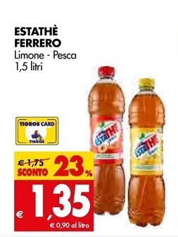 Tigros Ferrero estathe limone offerta