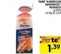 Pam Morato pane american sandwich offerta