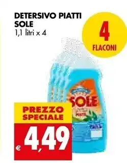 Tigros Sole detersivo piatti offerta