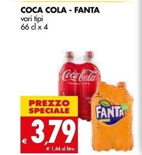 Tigros Fanta coca cola offerta