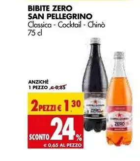 San pellegrino bibite zero