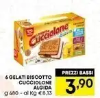 Pam Algida 6 gelati biscotto cucciolone offerta