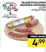 Pam Salumeria artigiana salame strolghino offerta
