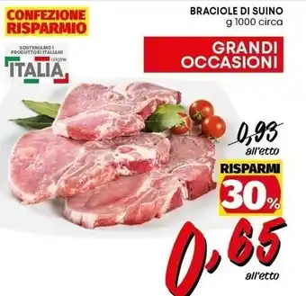 Pam Braciole di suino offerta