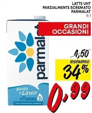 Pam Parmalat latte uht parzialmente scremato offerta