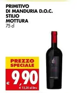Mottura primitivo di manduria d.o.c. stilio