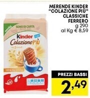 Ferrero merende kinder colazione piu classiche