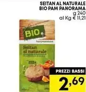 Pam Pam & panorama seitan al naturale bio offerta