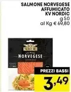 Pam Kv nordic salmone norvegese affumicato offerta