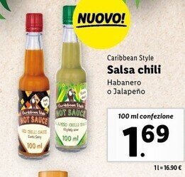 Lidl Caribbean style - salsa chili offerta