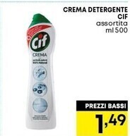 Pam Cif crema detergente offerta