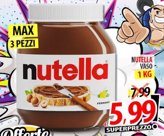 Il Genio Supermercato NUTELLA VASO 1 KG offerta