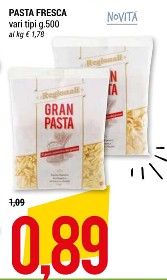 Hardis PASTA FRESCA vari tipi g.500 offerta